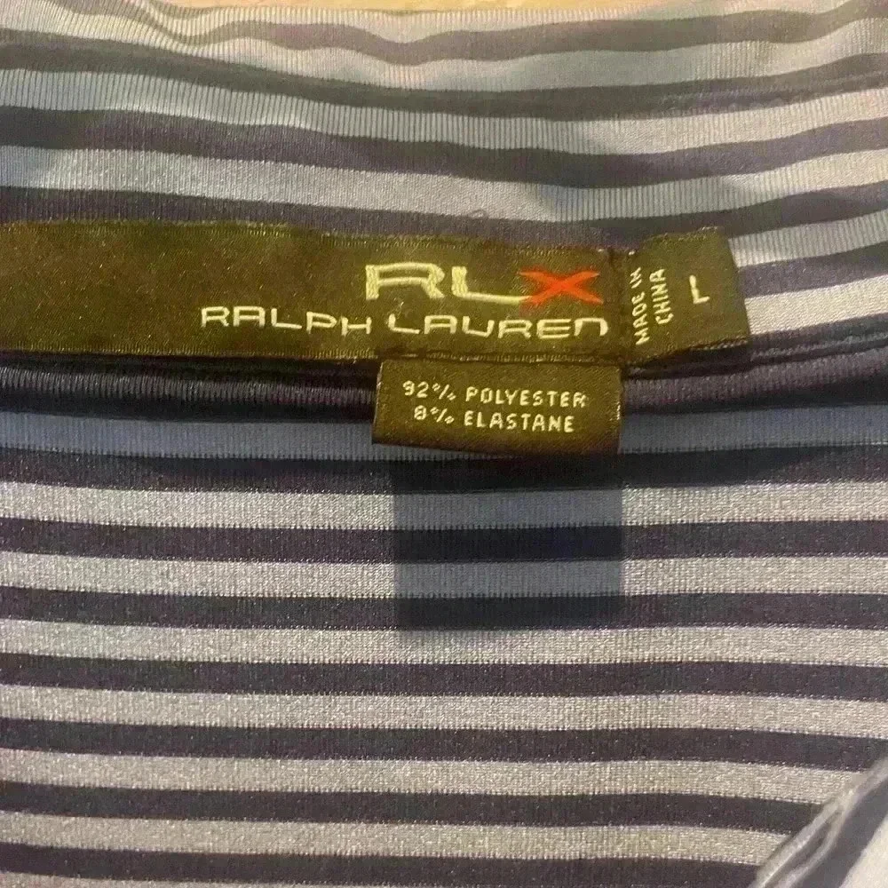Ralph Lauren blue striped men’s large polo